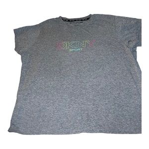 | dkny | Grey Rainbow Sport Active Top XL